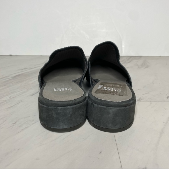 Eileen Fisher Betsy Gray Knit Mule 8 - Picture 3 of 13